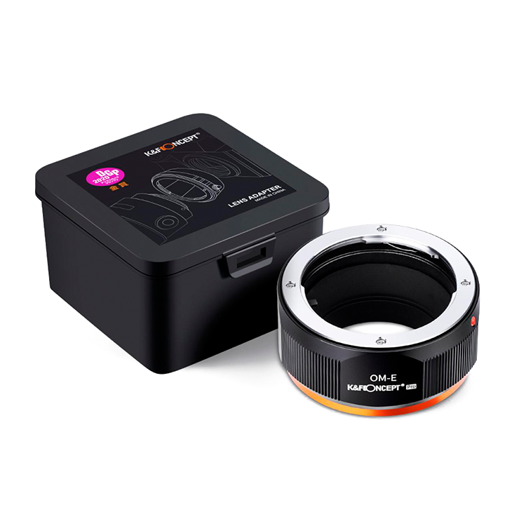 Адаптер KF Concept M16105 объектива OM на камеру E-mount KF06457