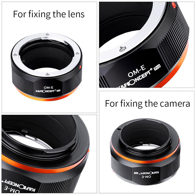 Адаптер KF Concept M16105 объектива OM на камеру E-mount KF06457