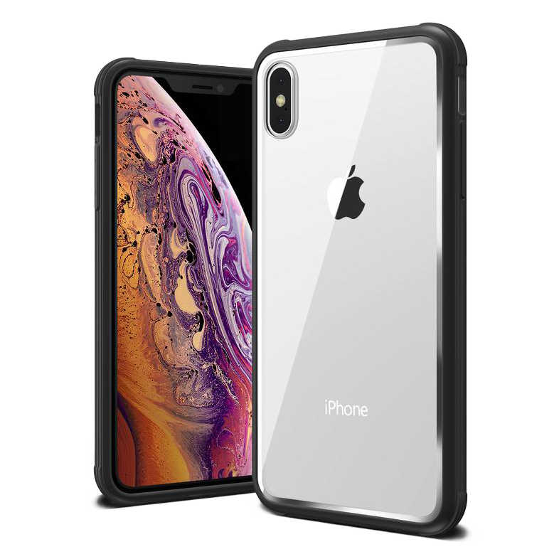 Чехол VRS Design Crystal Chrome для iPhone X/XS Black 