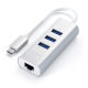 Хаб Satechi Type-C 2-IN-1 USB HUB With Ethernet Серебро - Изображение 202127