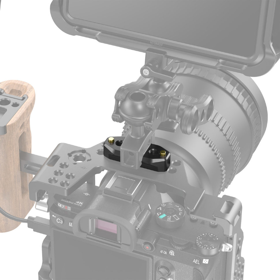 

Крепление SmallRig BUN2521 NATO Rail with ARRI Locating Screw 48mm BUN2521B