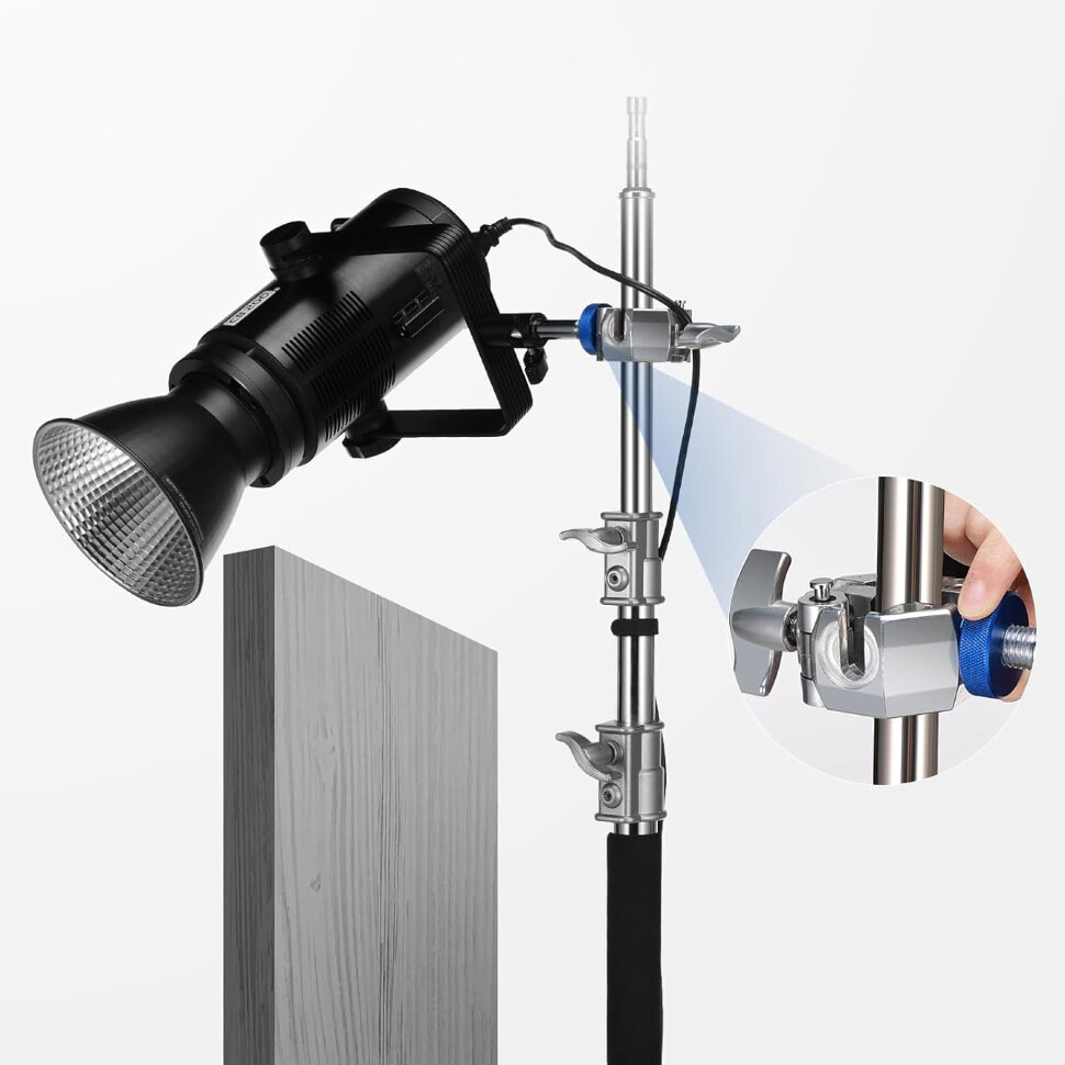 

Зажим трёхсторонний Neewer UA045 3-Way Clamp со штифтом 5/8" 10103208