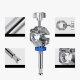 Зажим трёхсторонний Neewer UA045 3-Way Clamp со штифтом 5/8" - Изображение 255025