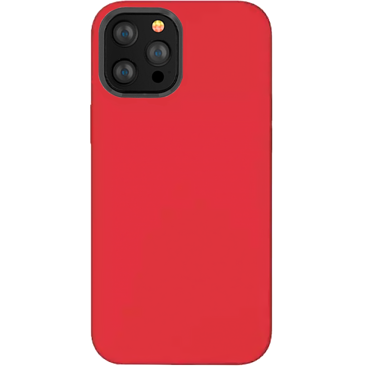 Чехол PQY Macaron для iPhone 12 Pro Max Красный 