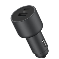 Артикул: 44751. Автомобильное зарядное устройство Xiaomi Mi Car Charger Fast Charging Version 1А1С 100W Чёрное