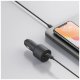 Автомобильное зарядное устройство Xiaomi Mi Car Charger Fast Charging Version 1А1С 100W Чёрное - Изображение 225604