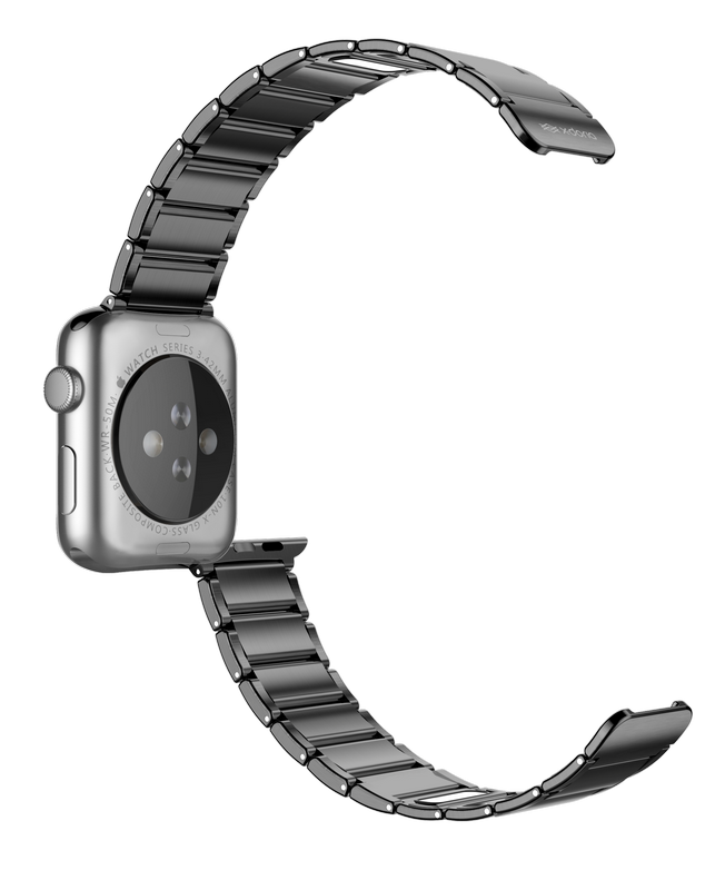 

Браслет X-Doria Classic для Apple Watch 42/44 мм Чёрный 483179