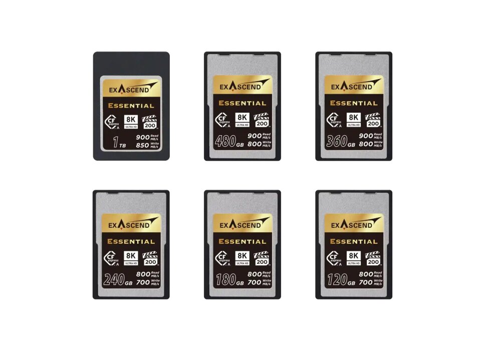 

Карта памяти Exascend Essential CFexpress Type A 180GB EXPC3EA180GB