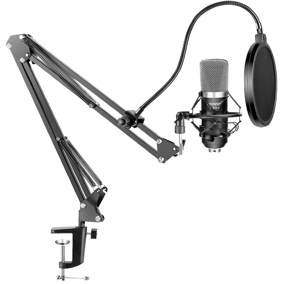Микрофон Neewer NW-7000 Серебро + пантограф NB-35 