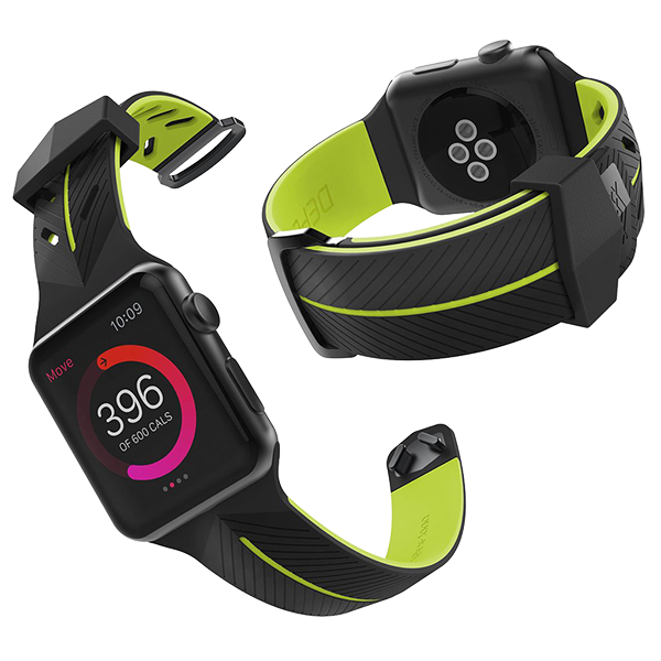 Ремешок X-Doria Action Band для Apple Watch 42/44 мм Черно-Желтый 