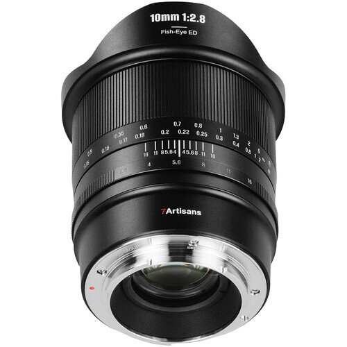 Объектив 7Artisans 10mm F28 Fisheye Mark II E-mount 10F28B-E II