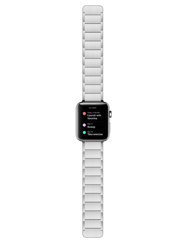 

Браслет X-Doria Classic для Apple Watch 42/44 мм Серебро 483186
