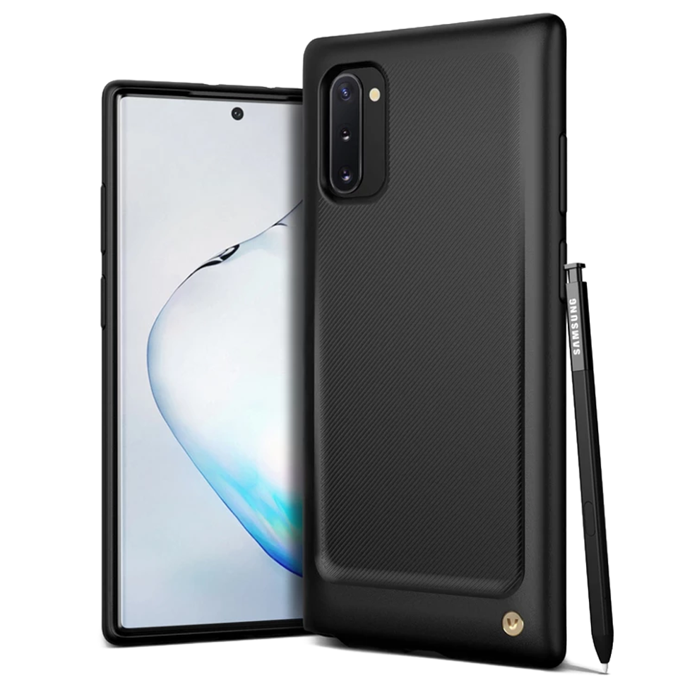 Чехол VRS Design Damda Single Fit для Galaxy Note 10 Чёрный 