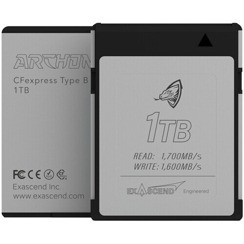 

Карта памяти Exascend Archon CFexpress Type-B 1TB EXPC3E001TBI