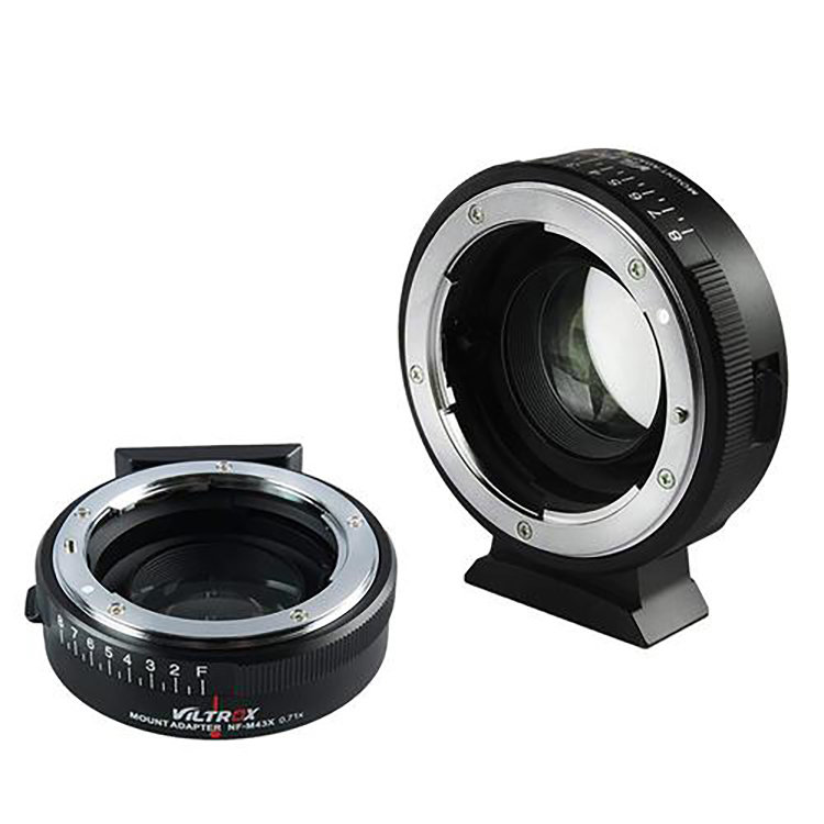 Адаптер Viltrox NF-M43X объектива F-mount на Micro 43