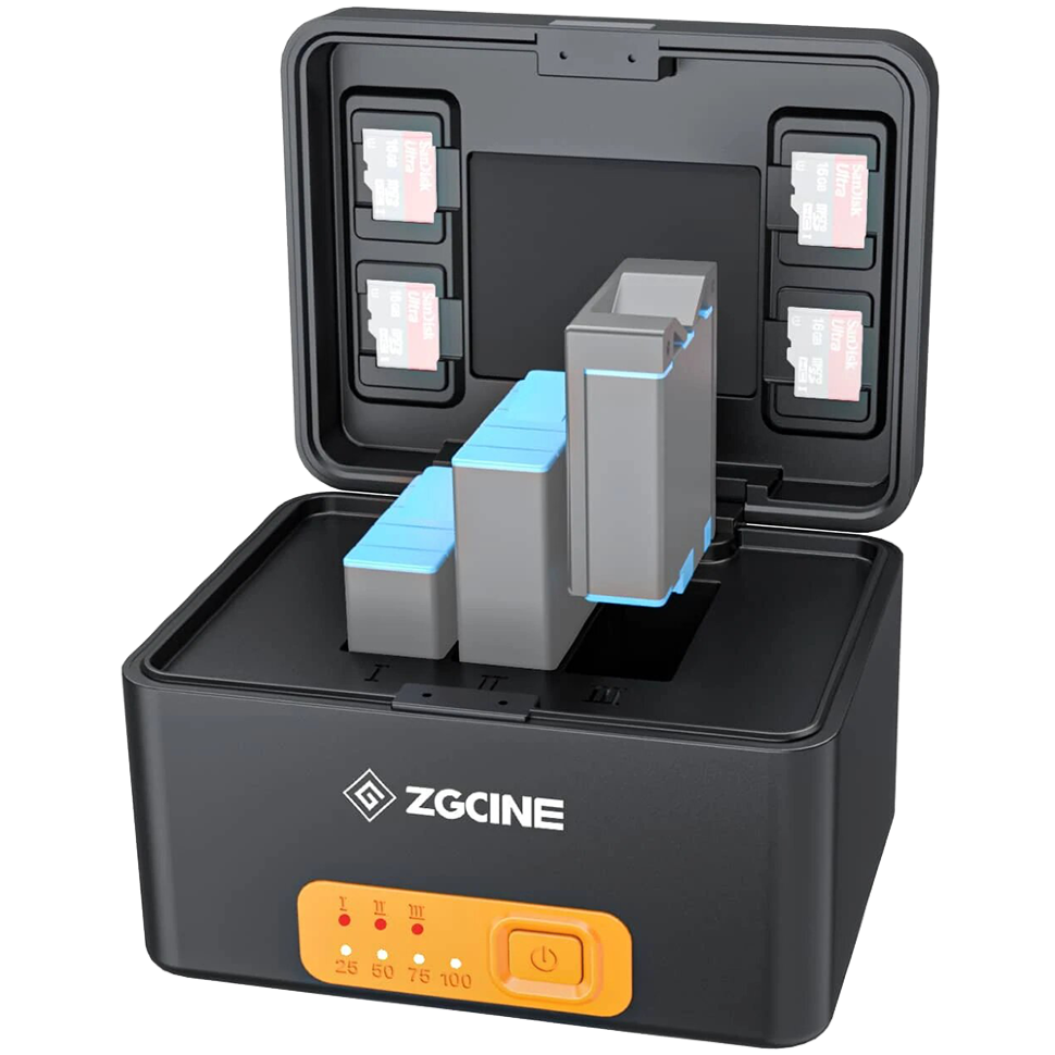Зарядный кейс ZGCine PS-G10 для аккумуляторов GoPro 
