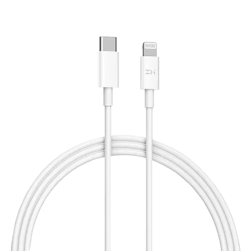 Кабель ZMI AL870C Type-C - Lightning MFi 1м Белый 