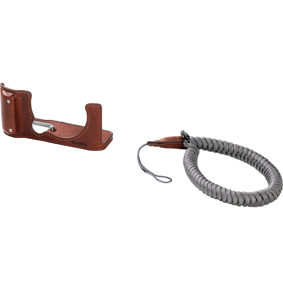 Чехол SmallRig Camera Leather Half Kit для Fujifilm X-M5 Коричневый  