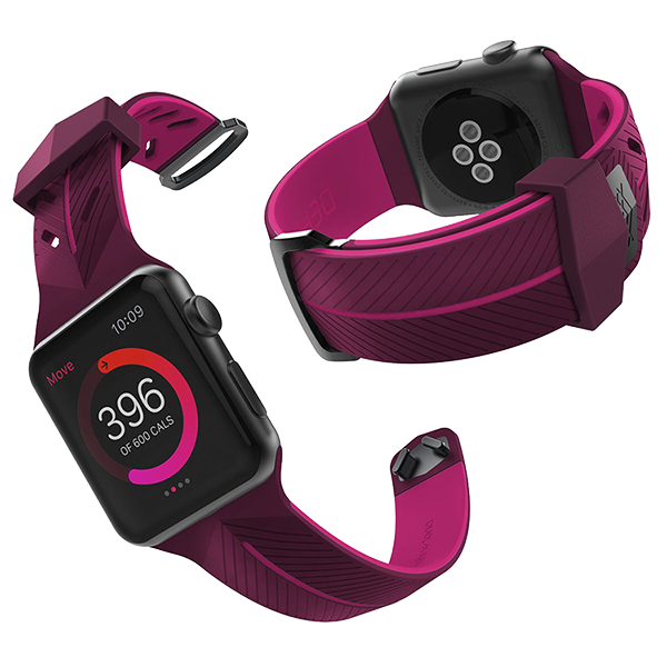 Ремешок X-Doria Action Band для Apple Watch 42/44 мм Пурпурно-Розовый 
