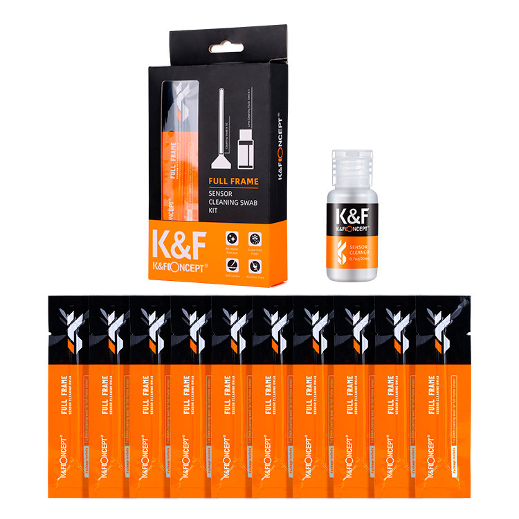 

Набор для ухода за матрицей K&F Concept 24mm Full-Frame Sensor Cleaning Swab Kit SKU.1617