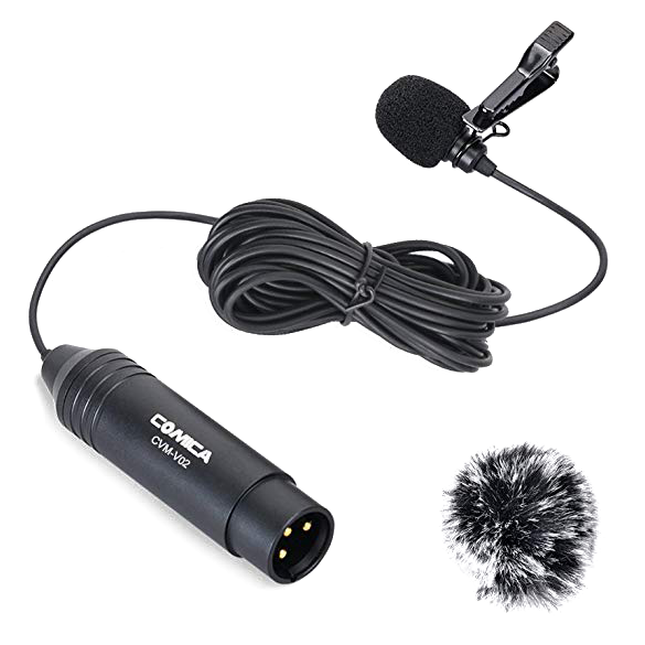 Микрофон петличный CoMica CVM-V02O (2.5м) 