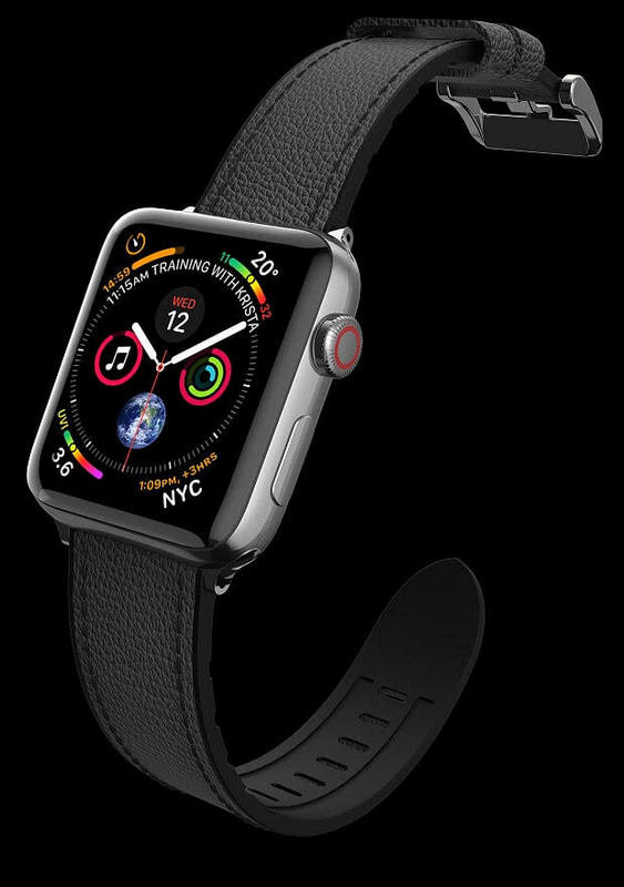 

Ремешок X-Doria Hybrid Leather для Apple watch 38/40 мм Чёрный 483193