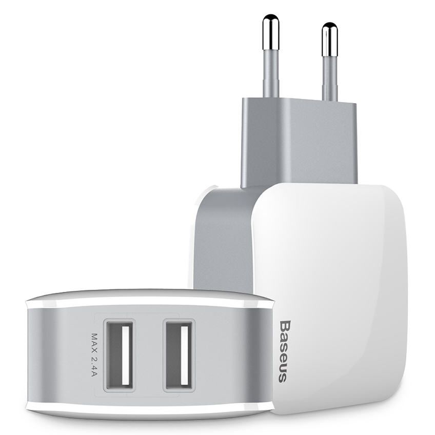Сетевой адаптер Baseus Letour Dual USB Charger 
