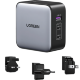 Сетевой адаптер Ugreen CD296 GaN 65W со сменными вилками Серый - Изображение 229156