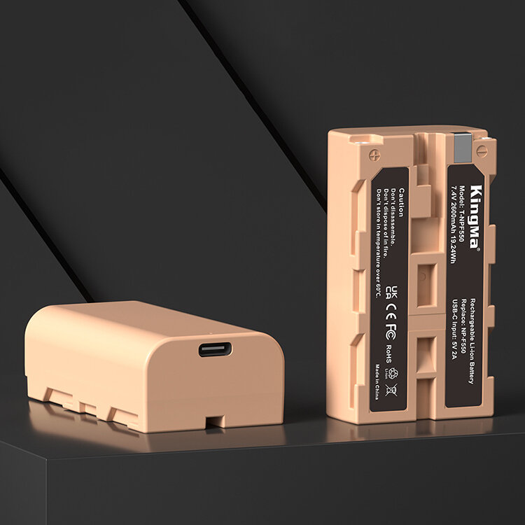 

Аккумулятор Kingma NP-F550 2600mAh Type-C T-NPF550