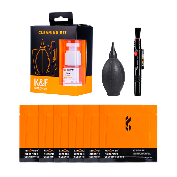 

Набор для ухода за оптикой K&F Concept 4-in-1 Cleaning Kit SKU.1618