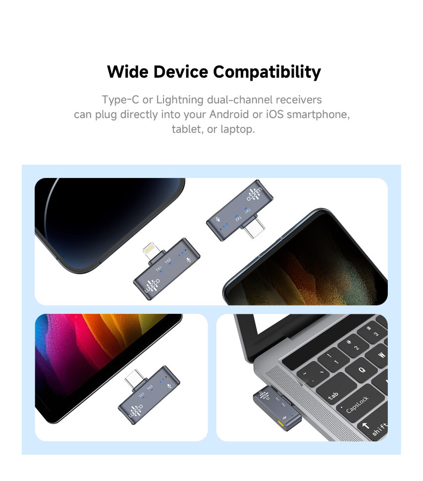 

Радиосистема Luucco AirWave Mini K2 Type-C AirWave Mini-K2 (USB-C)