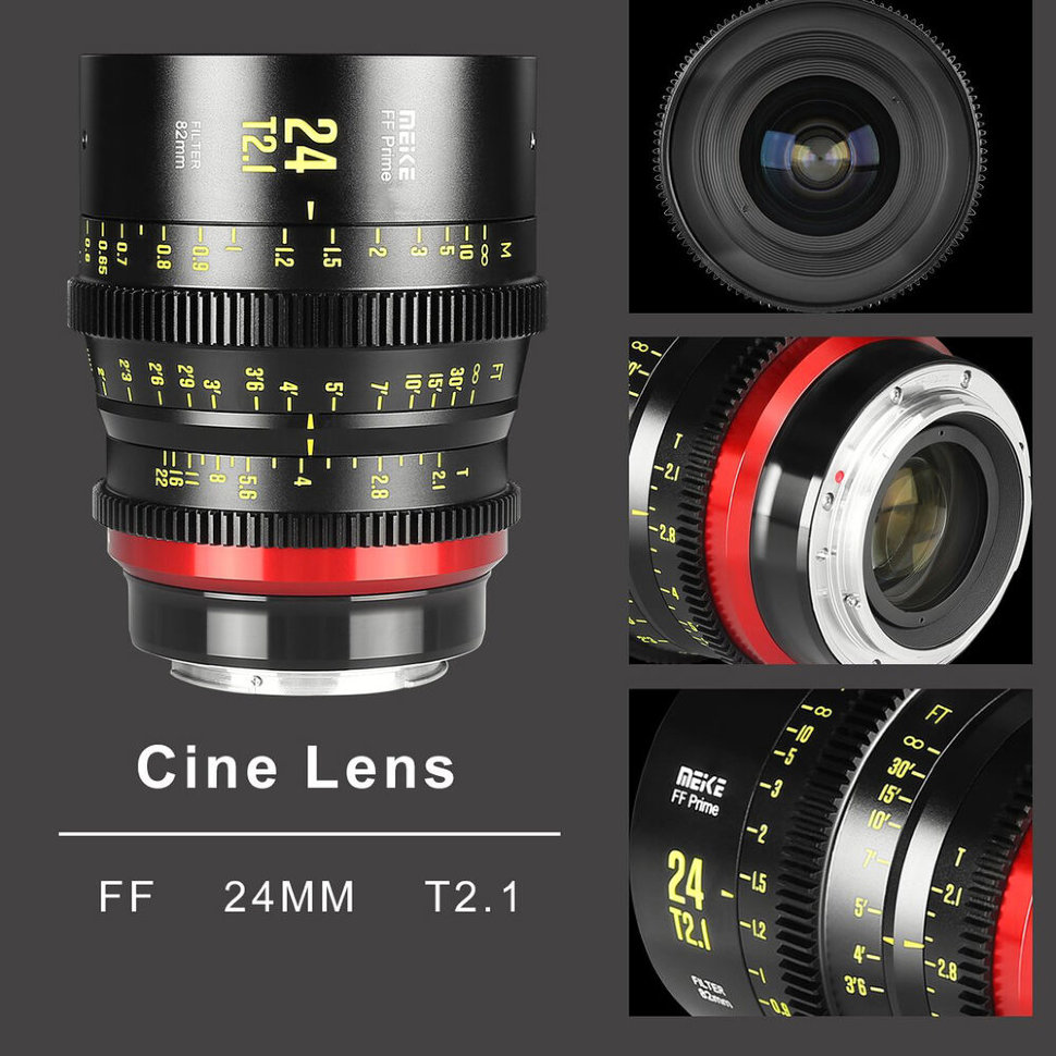 

Объектив Meike FF Prime 24mm T2.1 EF MK-24T21FF-EF