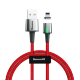 Кабель магнитный Baseus Zinc Magnetic Lightning 2.4A 1м Красный - Изображение 109257