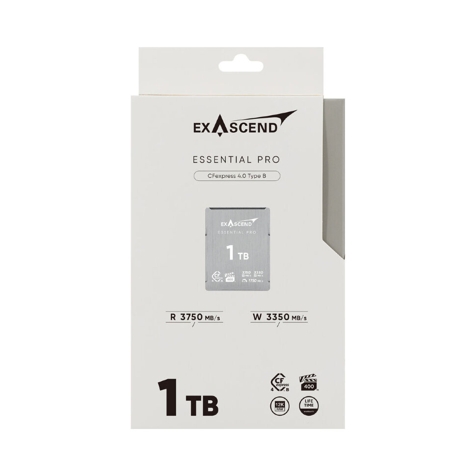 

Карта памяти Exascend Essential Pro CFexpress 4.0 Type B 1TB EXPC4EB001TB