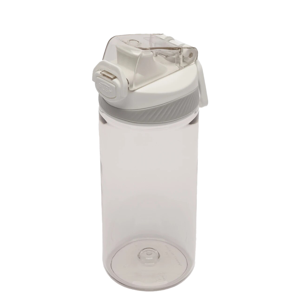 Бутылка для воды QuanGe Hello Life Tritan Sports Cup 480мл Серая 