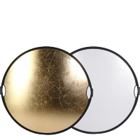 Артикул: 26157. Отражатель GreenBean Flex 120 L Золото/белый