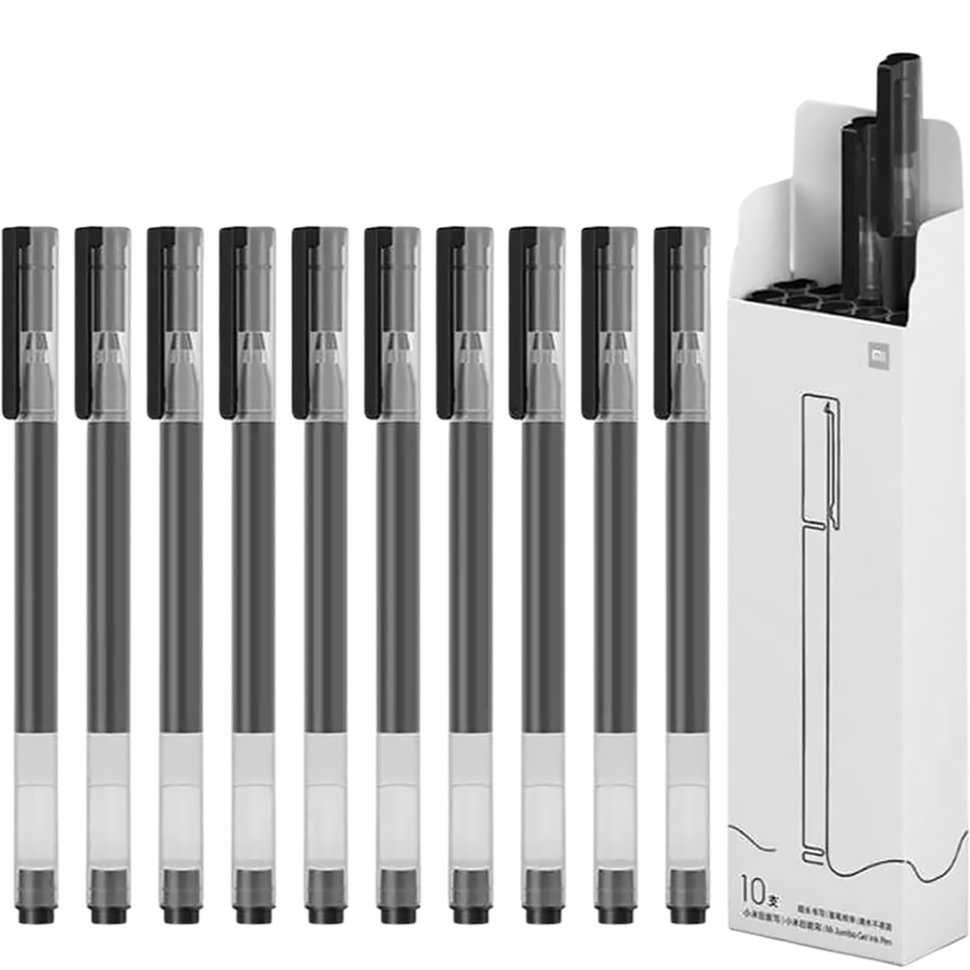 Ручка гелевая Xiaomi Mi High-capacity Gel Pen (10шт) 