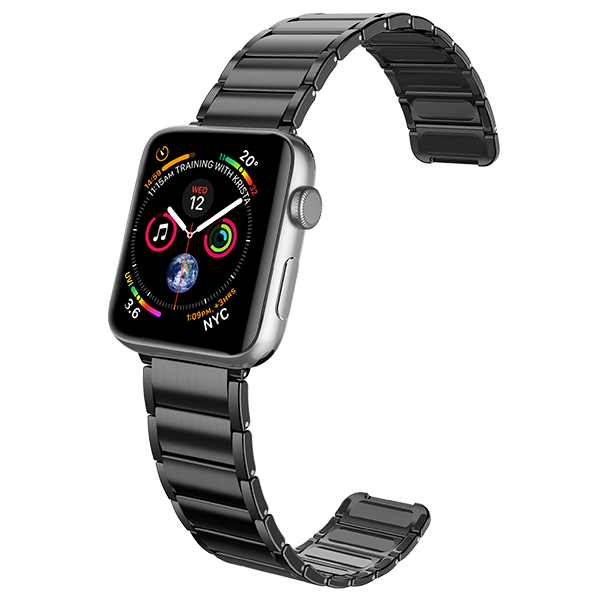 Браслет X-Doria Classic для Apple Watch 38/40 мм Чёрный 