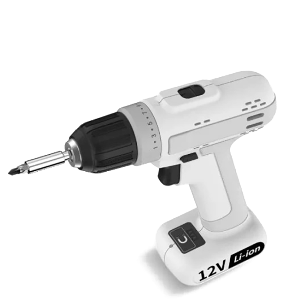 Аккумуляторная дрель-шуруповерт MarsWorker 12V Electric Drill Белая 