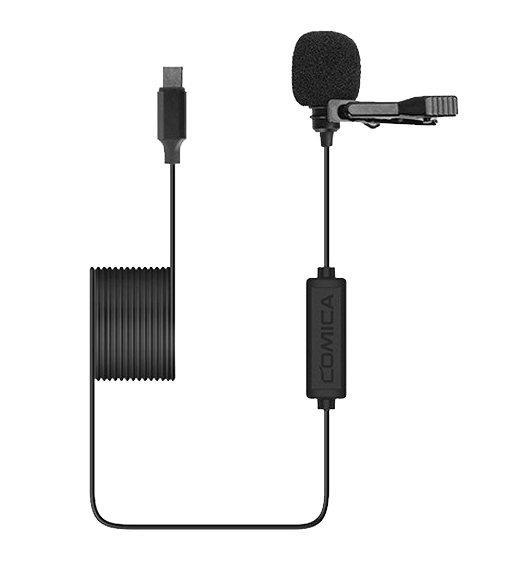 Микрофон петличный CoMica CVM-V01SP-UC Type-C 45м CVM-V01SPUC45m