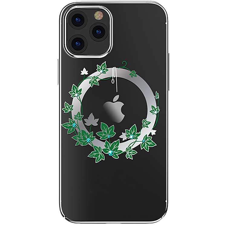 Чехол PQY Wreath для iPhone 12/12 Pro Плющ 