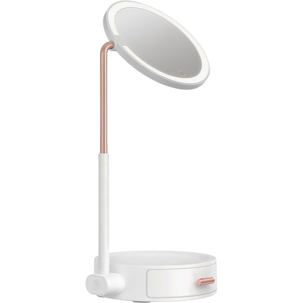 Зеркало Baseus Smart Beauty Series Lighted Makeup Mirror Белое 