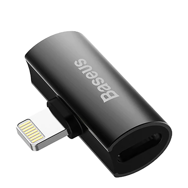 Аудиоадаптер Baseus L46 Lightning Черный 