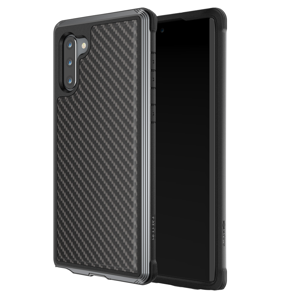 Чехол X-Doria Defense Lux для Samsung Galaxy Note10 Чёрный карбон 