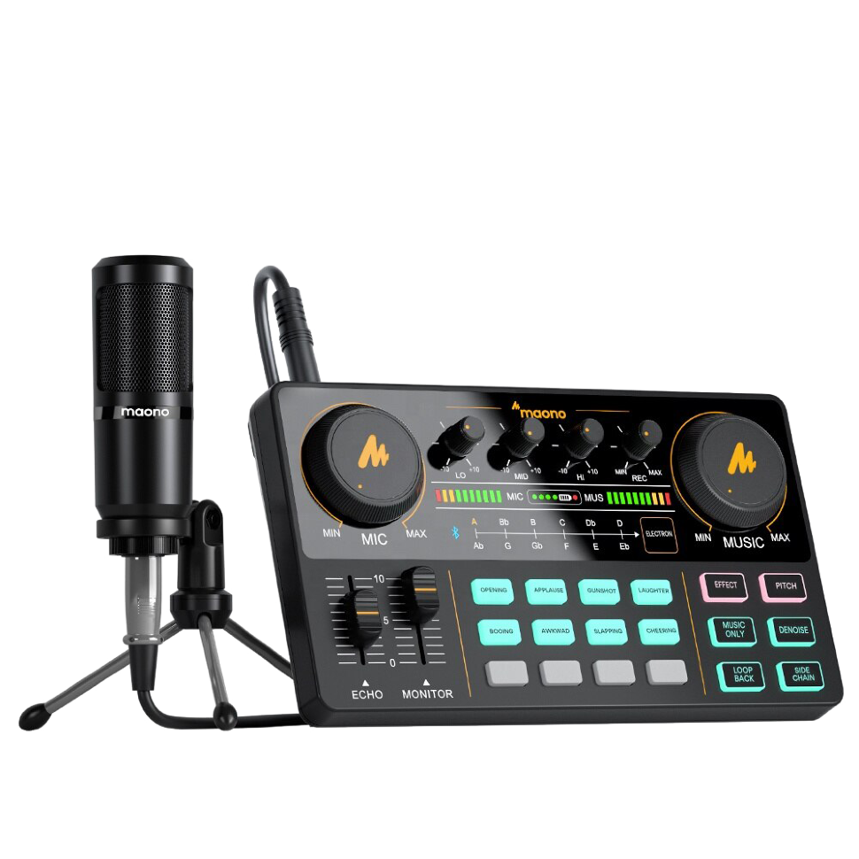 Комплект микшера и микрофона Maono AM200 S1 
