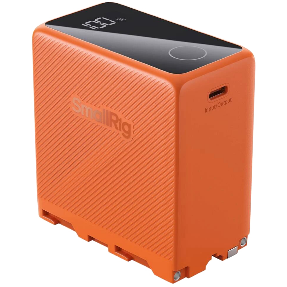 Аккумулятор SmallRig NP-F970 Type-C 36W 75.65Wh Оранжевый 
