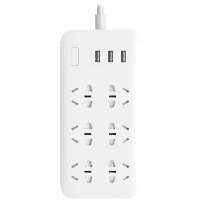 Артикул: 21159. Сетевой фильтр Xiaomi 6 розеток 3 USB Белый