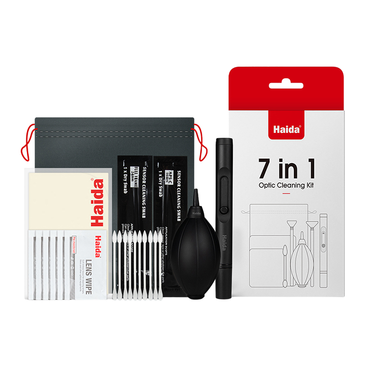 

Набор для очистки оптики Haida 7 in 1 Optic Cleaning Kit 77737