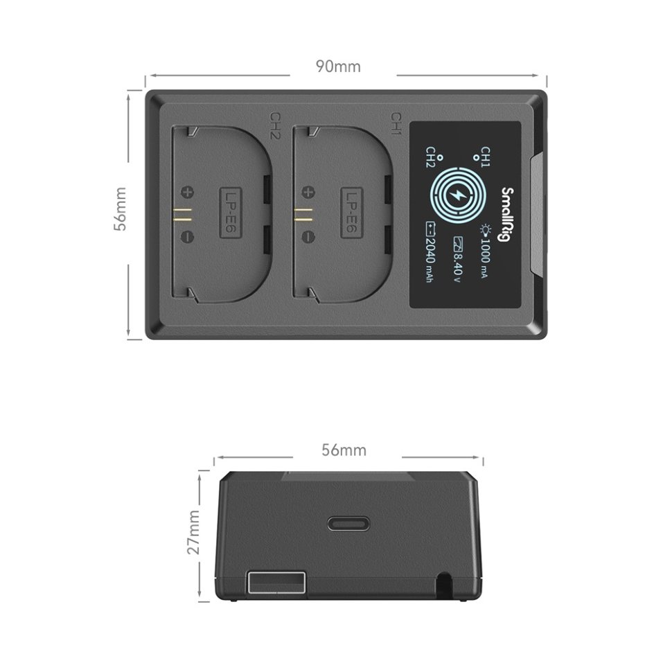 

Зарядное устройство SmallRig 4084 для LP-E6NH