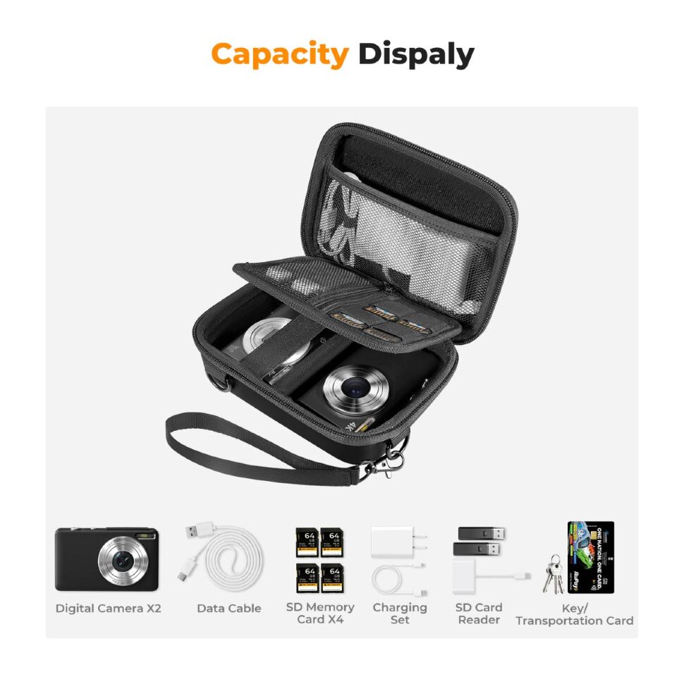 

Сумка K&F Concept Crossbody Camera Bag Чёрная KF13.167